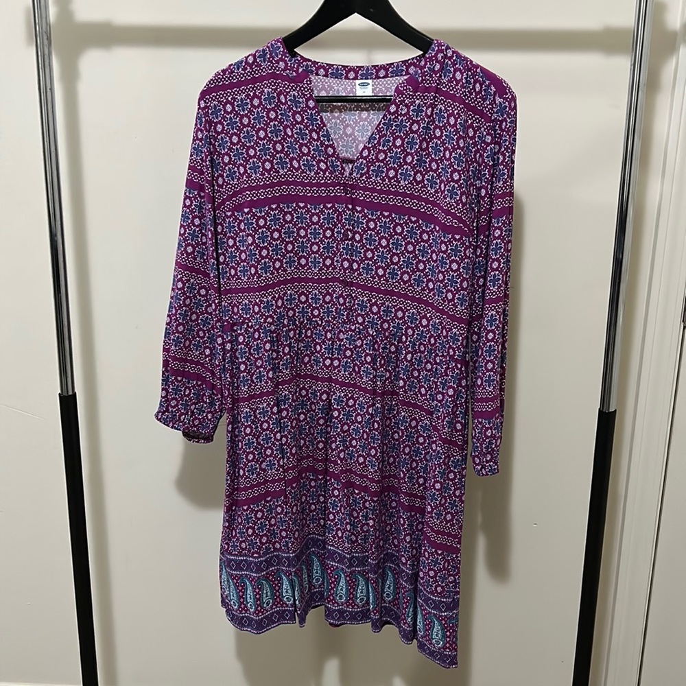 Like New Old Navy Long Sleeve Shift Dress